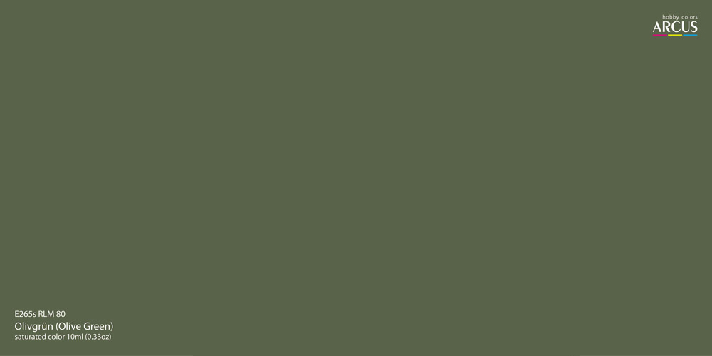 E265 RLM 80 Оlivgrün (Olive Green)