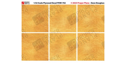 Proper Plywood Decal (1 Sheet 105x148 mm) PDW-702