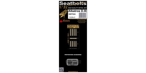 Albatros D.III OEFFAG - HGW Seatbelts 1/32