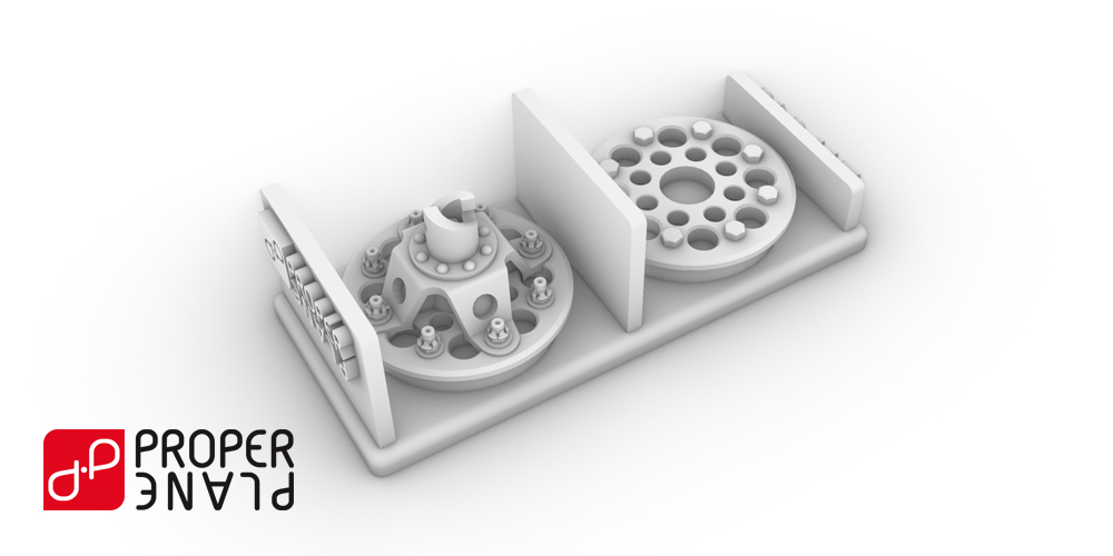 Propeller hub for British propellers (RH-012) - 1/32