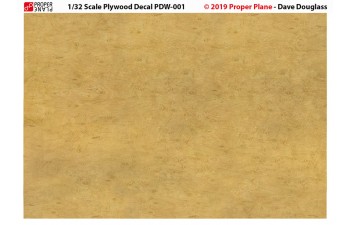 Proper Plywood Decal (Set of 4 Sheets 105x148 mm) PDW-001234