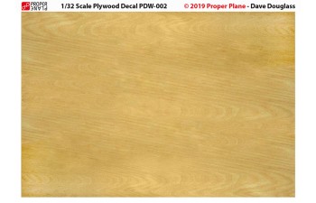 (SOLD OUT) Proper Plywood Decal (Set of 4 Sheets 105x148 mm) PDW-001234