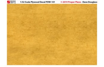 (SOLD) Proper Plywood Decal (Set of 4 Sheets 105x148 mm) PDW-101234