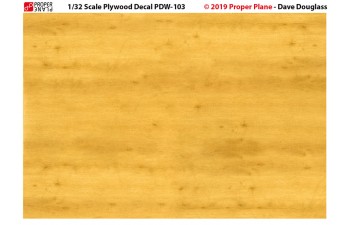 Proper Plywood Decal (Set of 4 Sheets 105x148 mm) PDW-101234