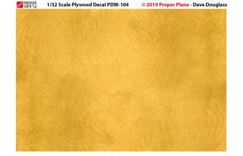(SOLD) Proper Plywood Decal (Set of 4 Sheets 105x148 mm) PDW-101234