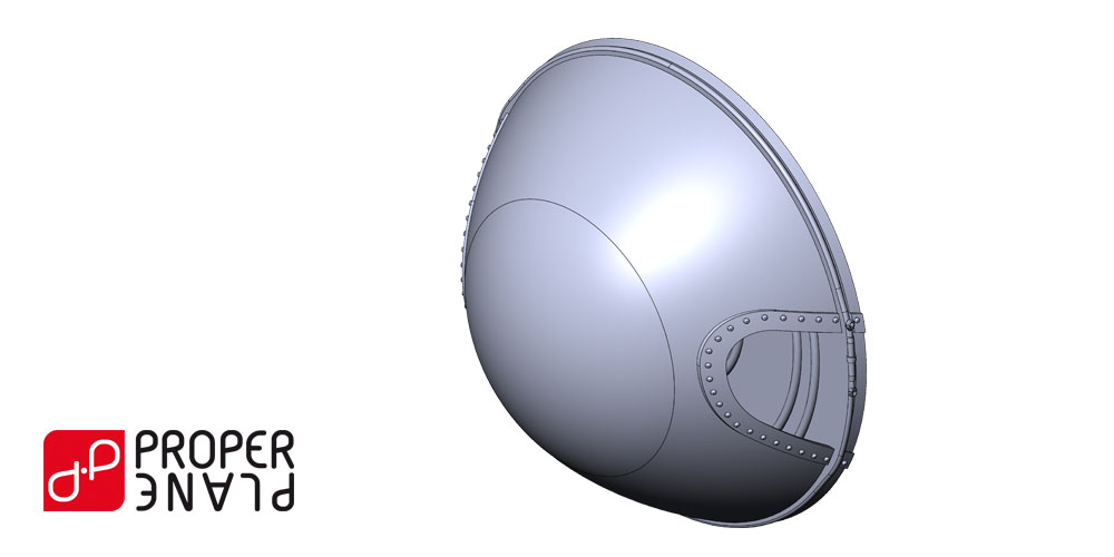 Albatros D.V/D.Va spinner (Flat Profile) 3D printed