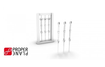 Control cable turnbuckle with fork end (48 pieces set) - 1/32