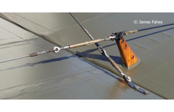Control cable turnbuckle with fork end (48 pieces set) - 1/32