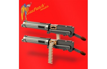 British WWI machine gun Vickers British Hyland Type E Loading handle standard & reverse feed x2 (14-32063) - 1/32