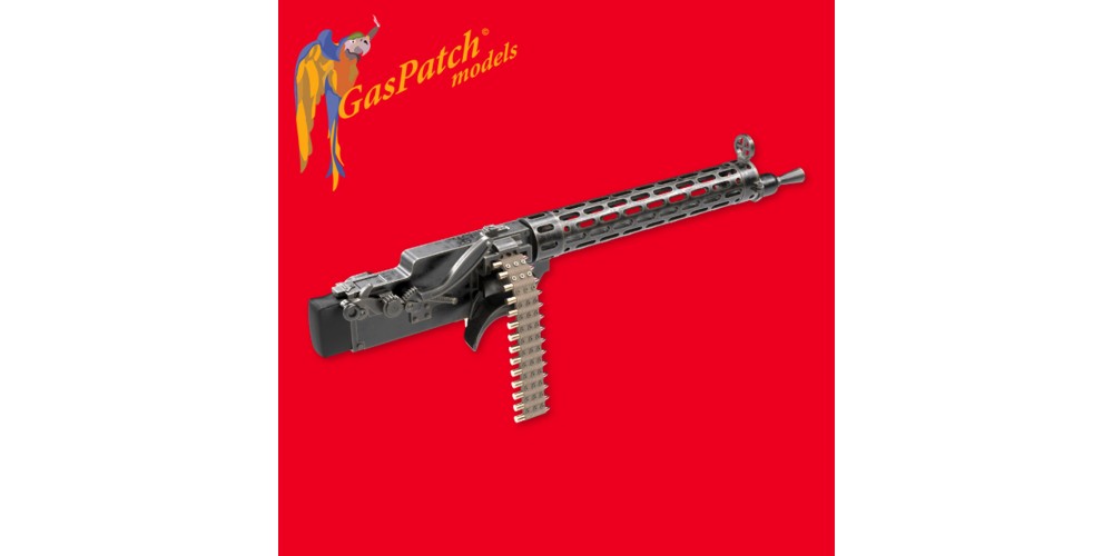 German WWI machine gun Spandau LMG 08/15 Fokker Version Extended loading handle x2 (18-32128) - 1/32