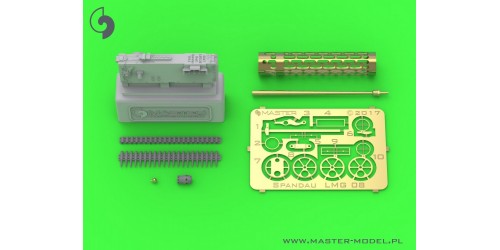 German WWI machine gun Spandau LMG 08 - with cooling jacket ver.3