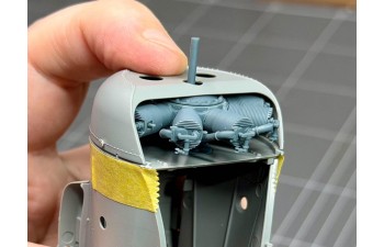 Oberursel Ur.II (110hp) rotary engine 1/24