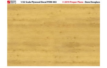 (SOLD OUT) Proper Plywood Decal (Set of 4 Sheets 105x148 mm) PDW-001234
