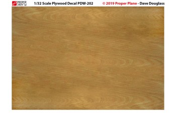 Proper Plywood Decal (Set of 4 Sheets 105x148 mm) PDW-201234