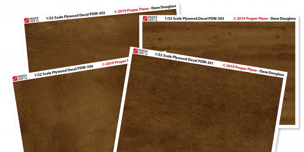 Proper Plywood Decal (Set of 4 Sheets 105x148 mm) PDW-301234