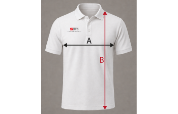 Polo shirt measurement guide