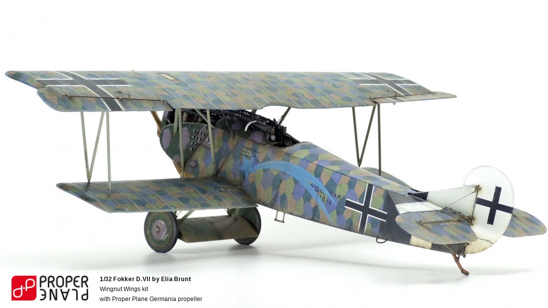 Fokker D.VII by Elia Brunt